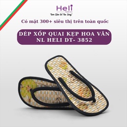 [8936175838525] DÉP XỐP QUAI KẸP HOA VĂN NL HELI DT- 3852